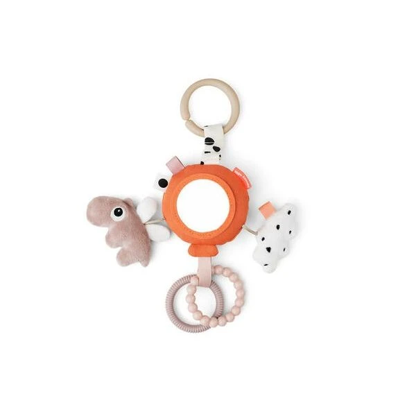 Done By Deer Happy Clouds Activity Mirror - Papaya - Image 2