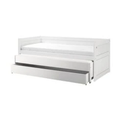 LIFETIME Kidsrooms Kajuitbed Met Logeerbed Wit Gelakt Incl. Rolbodem