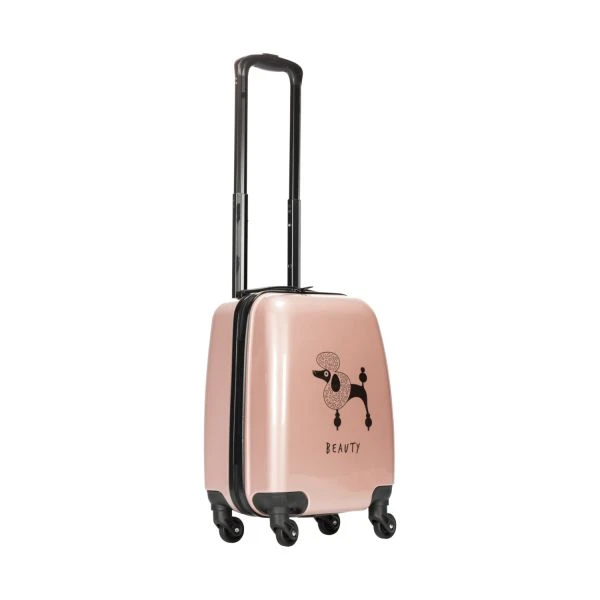 Babypark Poodl Kinderkoffer - Rose - 46 Cm - Image 3