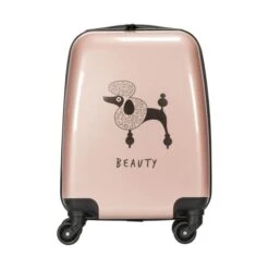 Babypark Poodl Kinderkoffer - Rose - 46 Cm