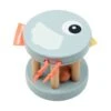 Done By Deer Birdee Houten Rammelaar Roller - Blue