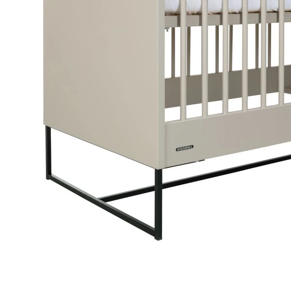 Kidsmill Modular 2 Babybed Oatmeal - Zwart - 60 X 120 Cm - Image 3