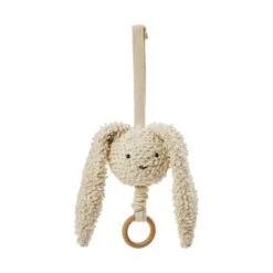 Smallstuff Rabbit Muziekmobiel Off White Bouclé