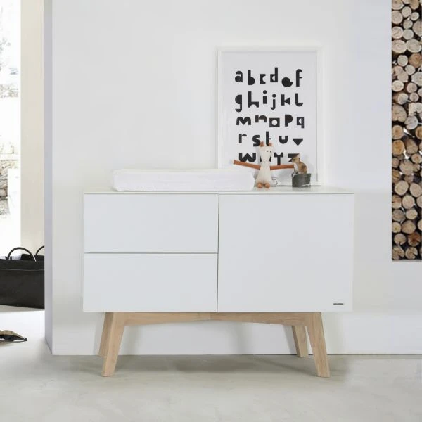 Kidsmill Sixties Commode Wit Mat / Naturel - Image 4