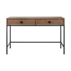 Europe Baby Beau Bureau Walnoot Incl. Metalen Onderstel