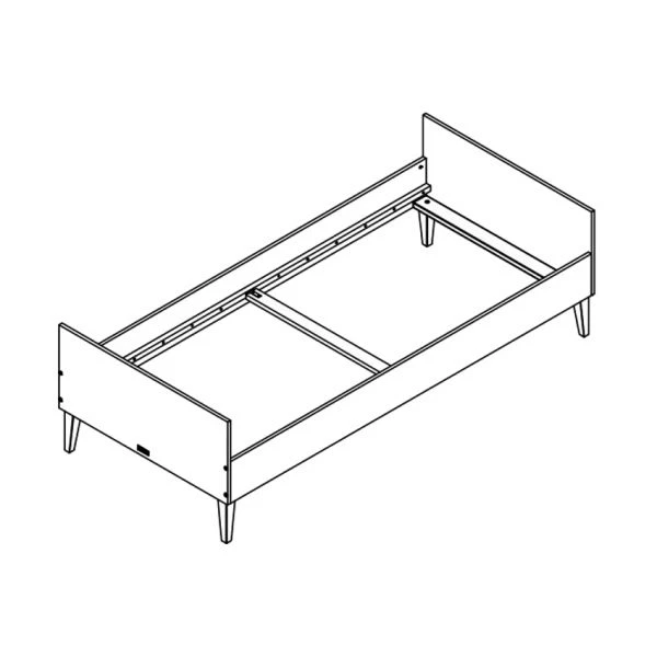 Bopita Indy Bed Wit / Naturel 90 X 200 Cm - Image 4