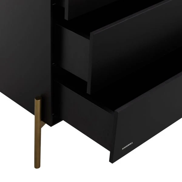 Kidsmill Boutique Commode Zwart / Bras - Image 5