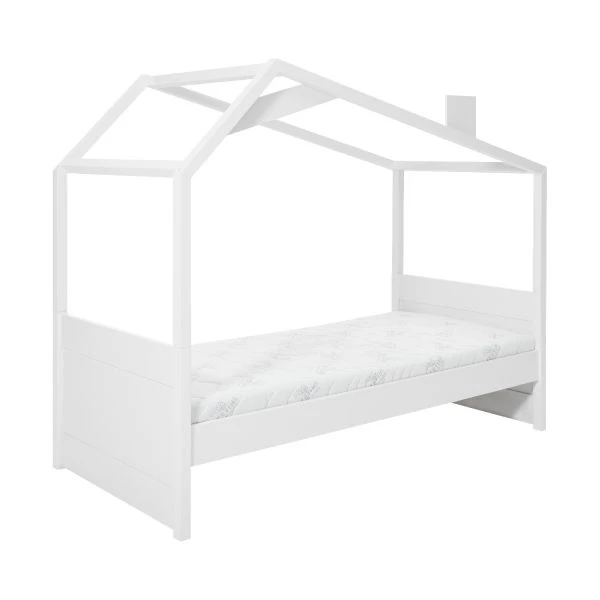 Cool Kids Bed Met Hutconstructie Wit 90 X 200 Cm