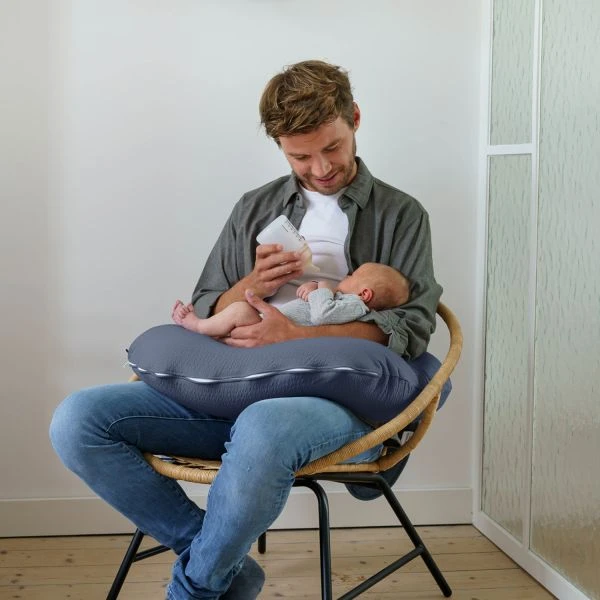 Doomoo Softy Tetra Voedingskussen Jersey Green - Image 5