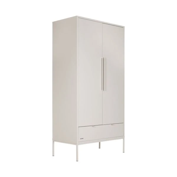 Kidsmill Amy Kledingkast 2-Deurs Oatmeal - Image 2