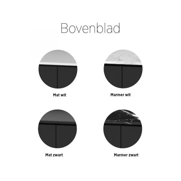 Kidsmill Modular 2 Commode 1D / 2L Mat Zwart - Zwart - Mat Zwart - Image 3