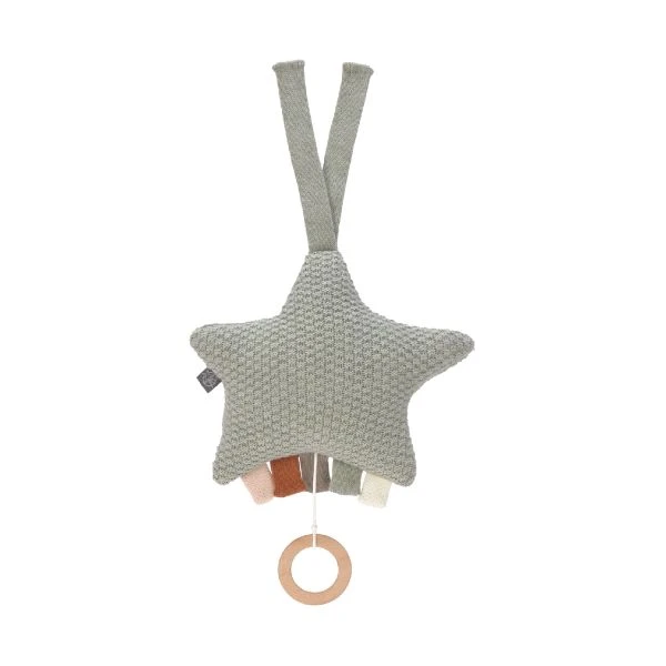 Laessig Star Knitted Muziekmobiel Green - Image 2