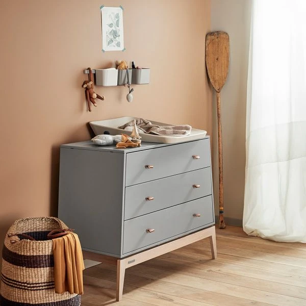 Leander Luna Commode Grey / Oak - Image 3