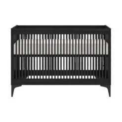 Kidsmill Levi Ledikant Zwart Eiken 60 X 120 Cm