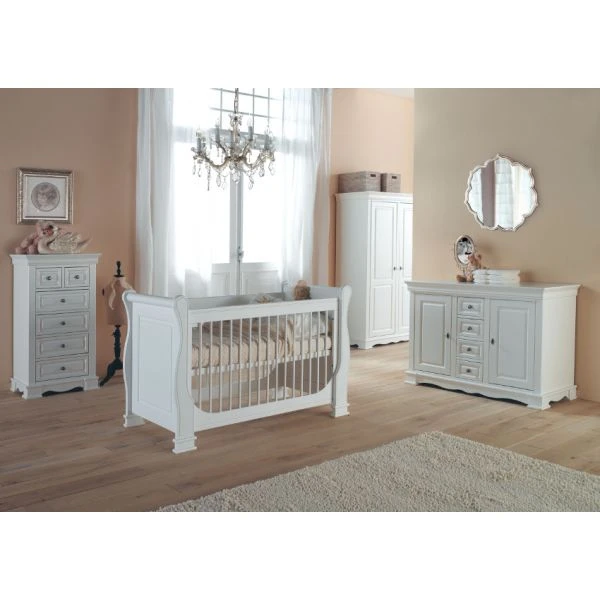 Kidsmill Louise De Philippe Babykamer Wit | Bed 60 X 120 Cm + Commode - Image 2