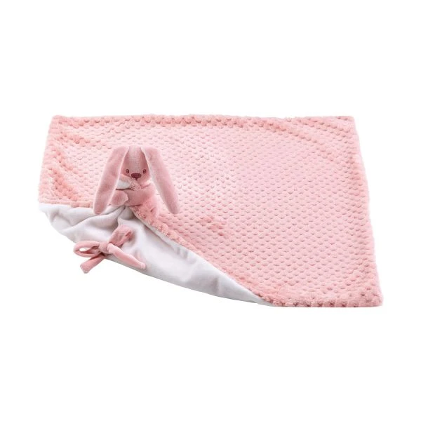 Nattou Pineapple Knuffeldoekje Oud Roze