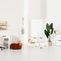 Europe Baby Ralph Kinderkamer Wit | Bed 90 X 200 Cm + Kast 2-Deurs