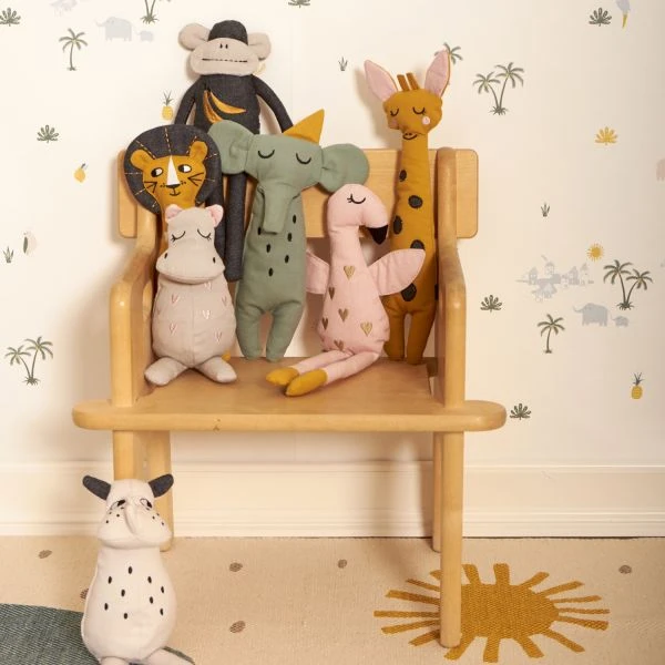 Roommate Rhino Rag Doll Off White - Image 2