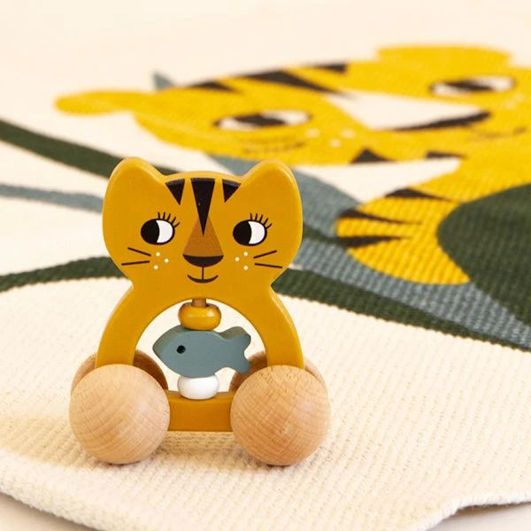 Roommate Tiger Houten Rammelaar - Image 3