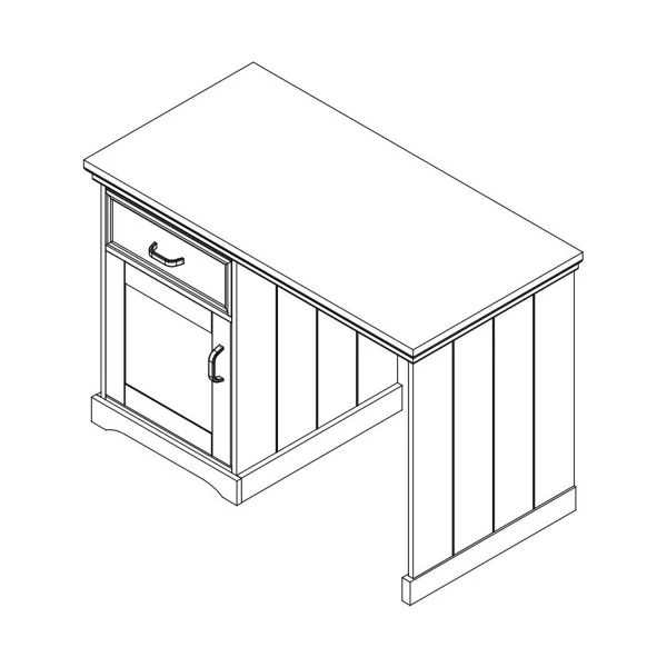Kidsmill Savigno Bureau Met Kruis Grijs - Image 2