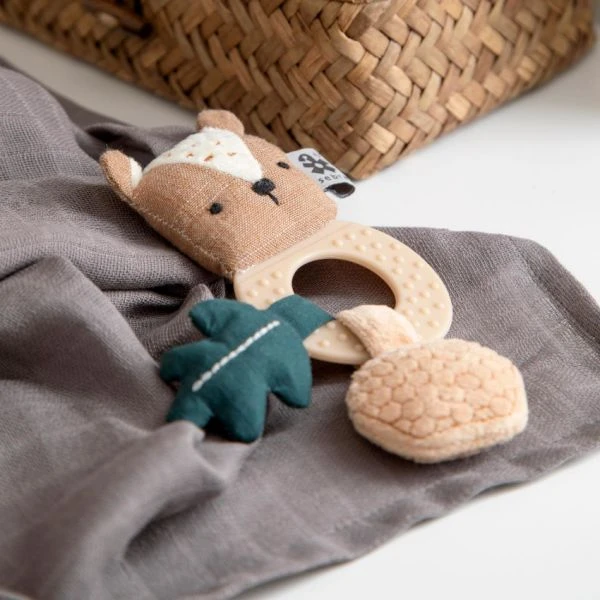 Sebra Milo The Bear Activiteitenrammelaar - Image 2