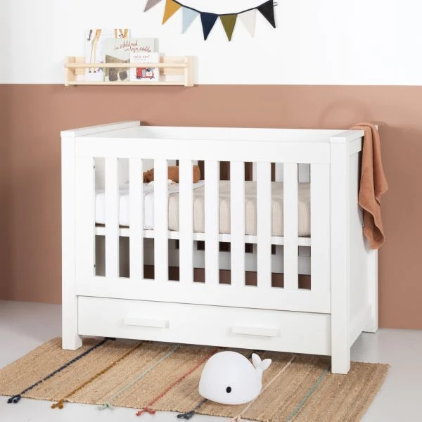 Europe Baby Juno Babykamer Wit | Bed 60 X 120 Cm + Commode - Image 2