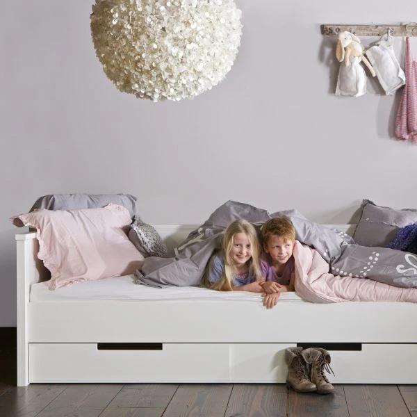 Woood Bedbank Jade Wit 90 X 200 Cm - Image 2